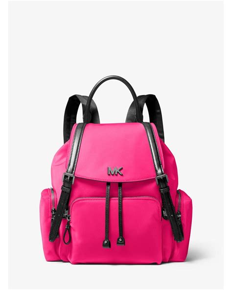 michael kors mesh backpack neon|Beacon Medium Neon Nylon Backpack .